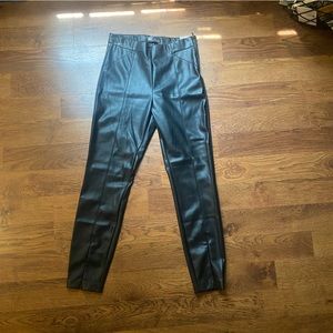 Black leather legging from Zara. With tags/tunused with no damages